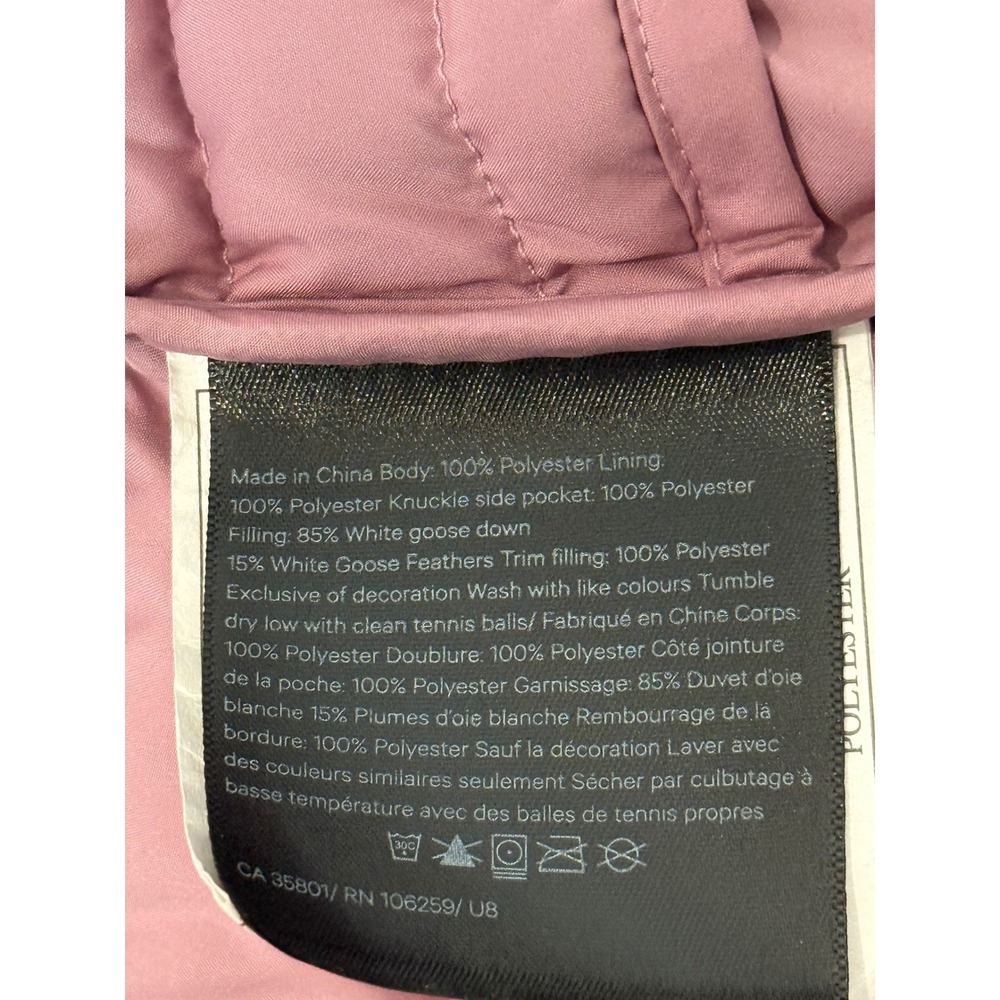 Lululemon Pack It Down Hooded Puffer Jacket Pink Taupe Women's Size 4 Full Zip - Picture 12 of 16